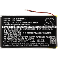 Compatible battery replacement for Barnes & noble PR-285083