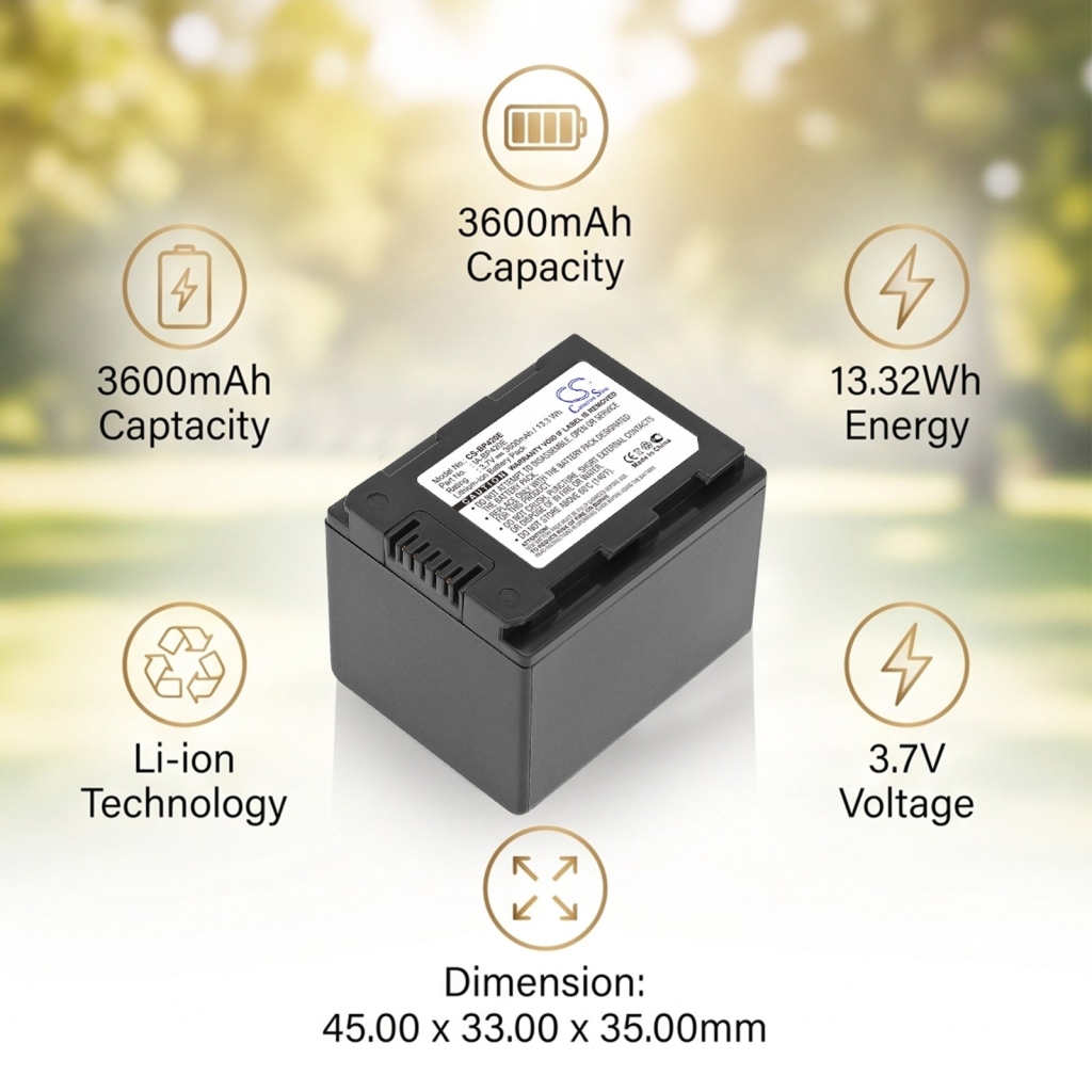 Battery for Samsung HMX-H205