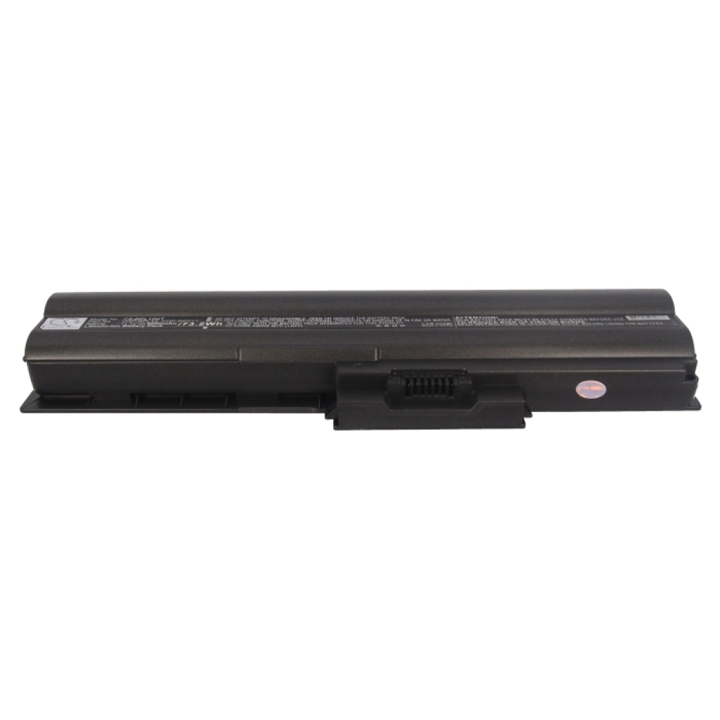 Cameron Sino CS-BPL12HT black Sony VAIO battery, contact strip and label side