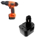 Industrijska baterija kompatibilno s Black & decker CS-BPS120PW