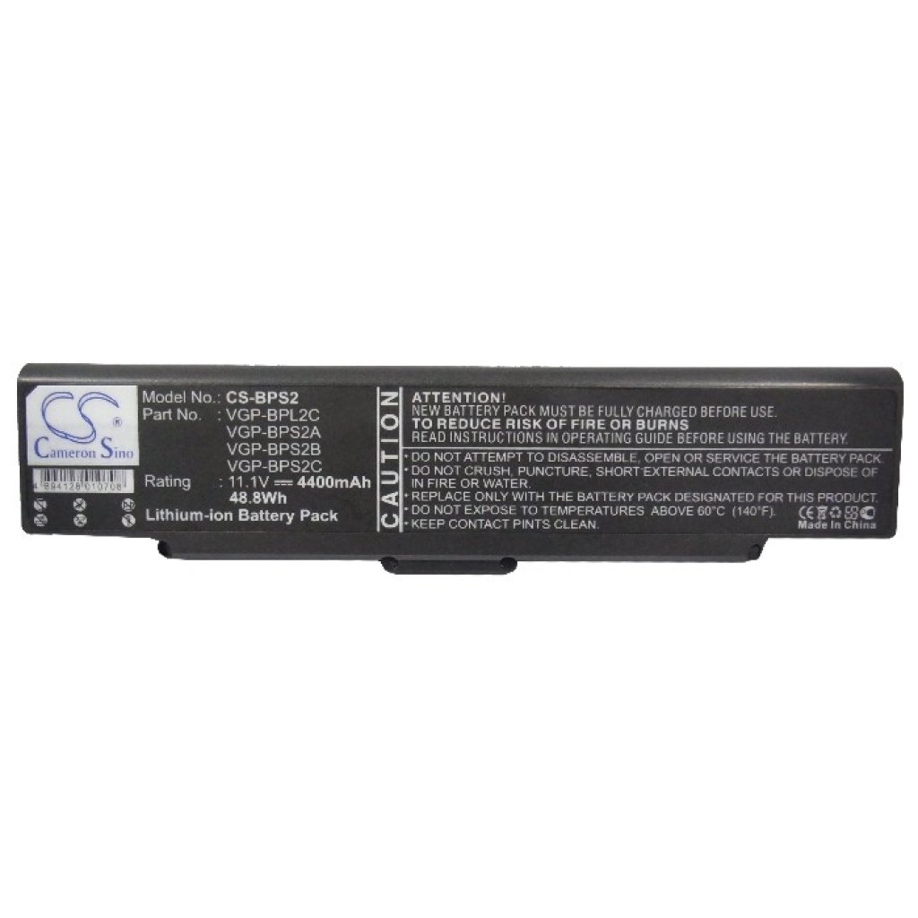 Notebook battery Sony VAIO VGN-S3XP
