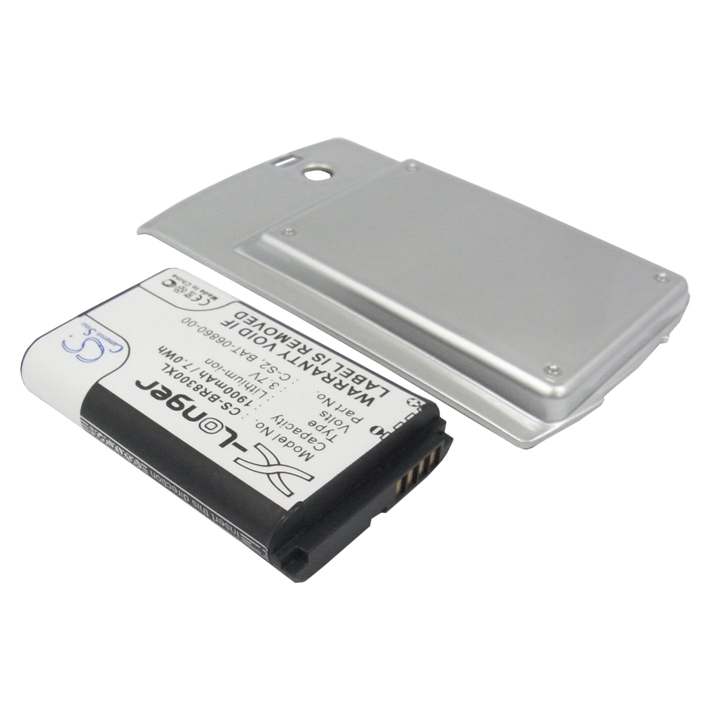 CS-BR8300XL 1900mAh proširena baterija BlackBerry 8300 sa srebrnim poklopcem