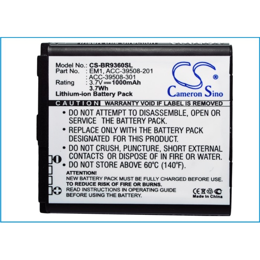 Baterija kompatibilno s Blackberry CS-BR9360SL