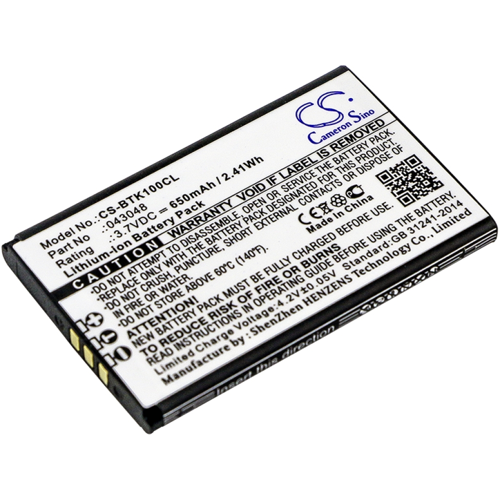 Baterija za bežični telefon Bt CS-BTK100CL