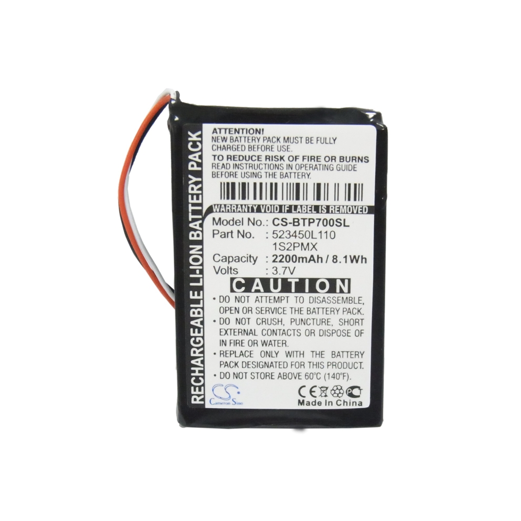 Kompatibilna zamjena baterije za BLAUPUNKT 1S2PMX,523450L110