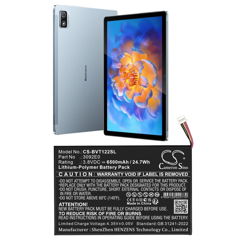 Baterija za tablet Blackview CS-BVT122SL