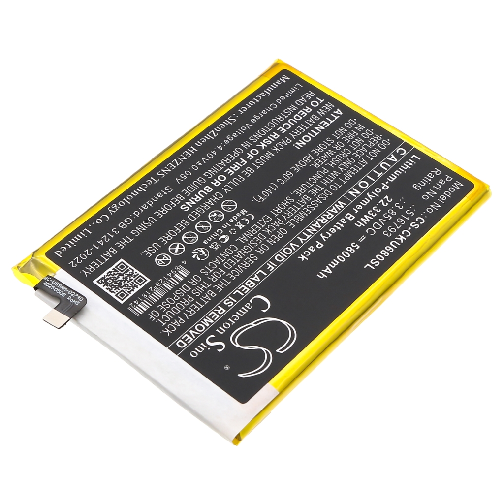Compatible battery replacement for Cricket 516793