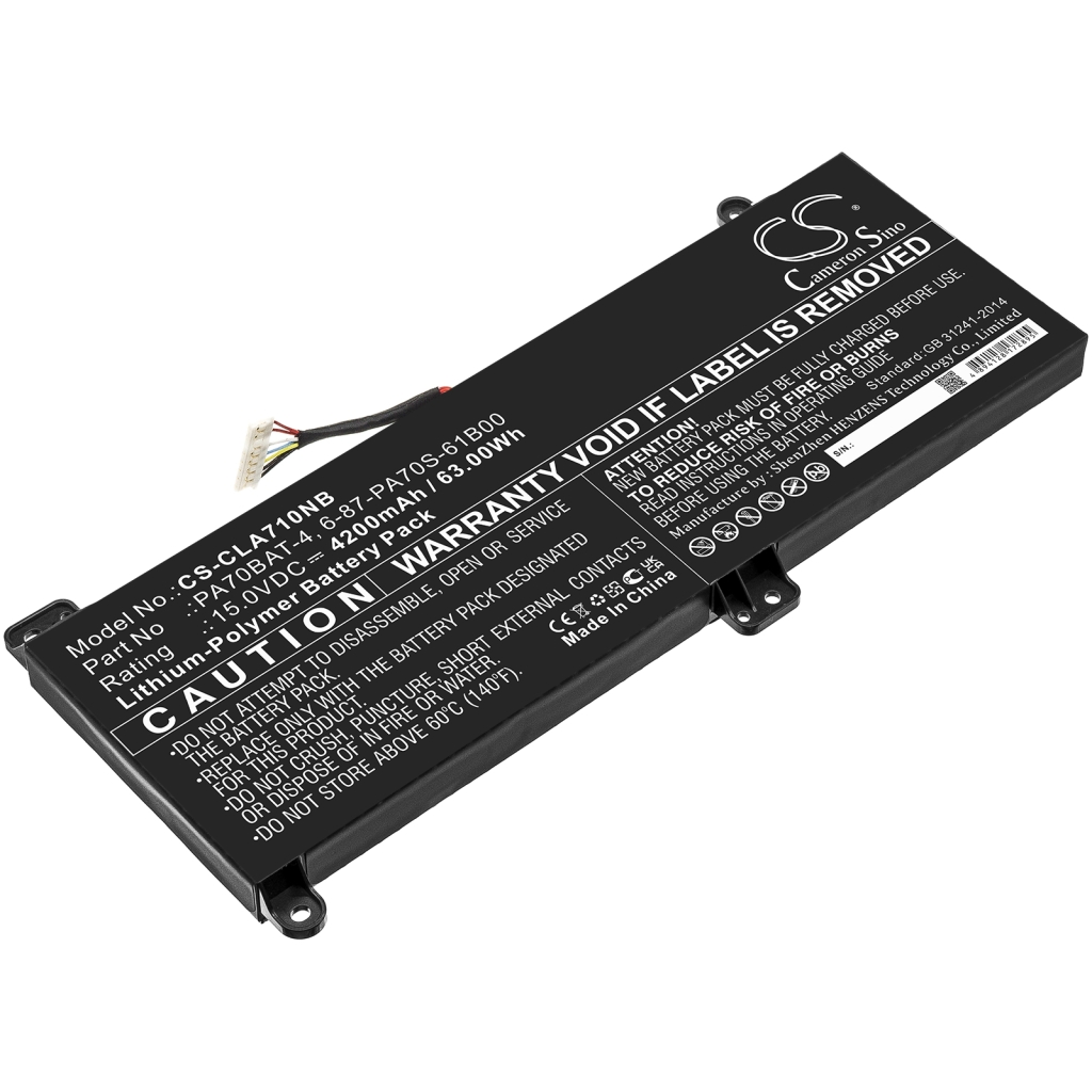 Baterija za prijenosno računalo CLEVO CS-CLA710NB