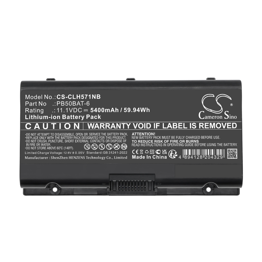 Notebook battery Sager CS-CLH571NB