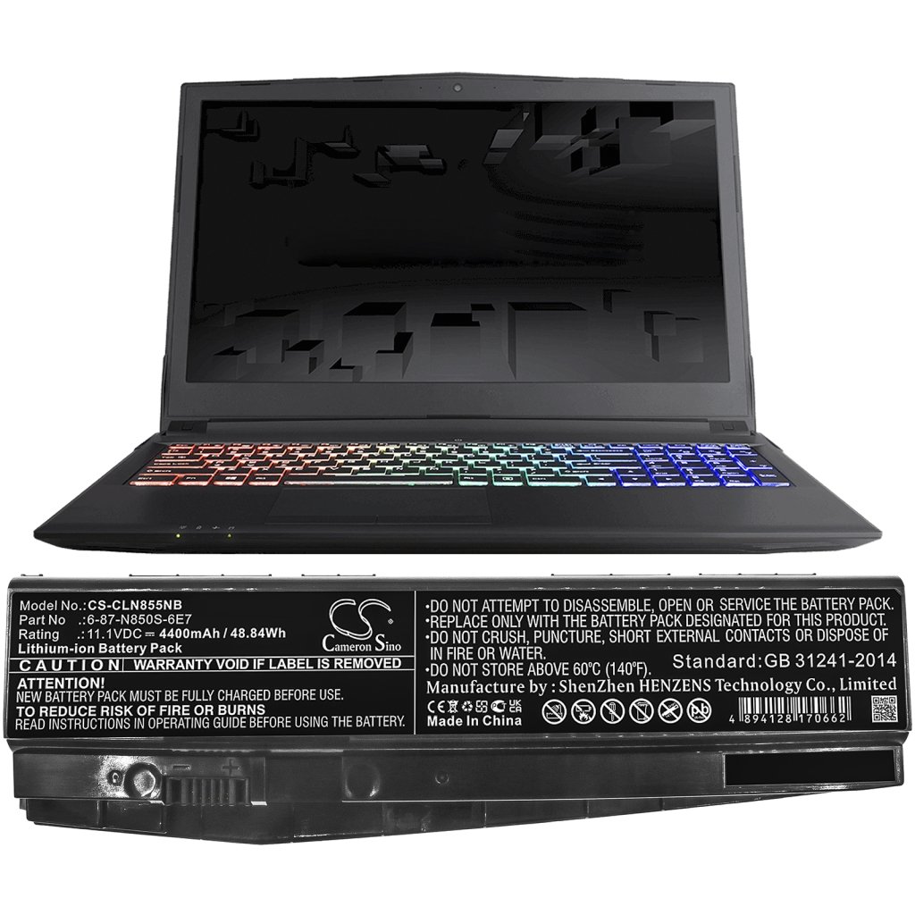 Baterija za prijenosno računalo Terrans force DR7 PLUS (CS-CLN855NB)