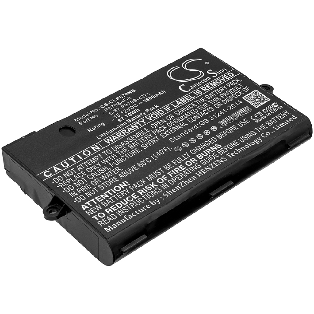 Baterija za prijenosno računalo CLEVO P870TM1-G (CS-CLP870NB)