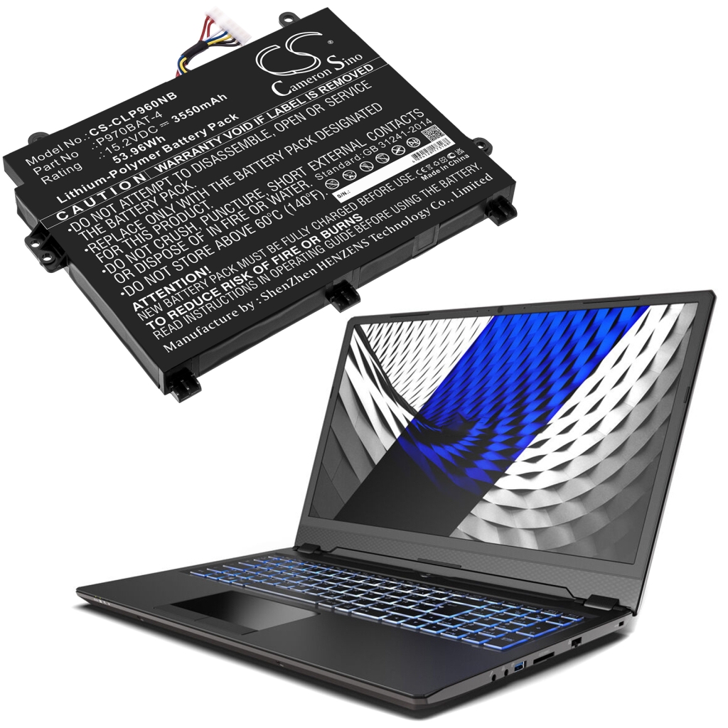 Baterija za prijenosno računalo Mifcom SG6 i7-GTX 1070 Premium(15.6)(P955ER) (CS-CLP960NB)