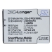 Li-ion baterija za telefon Cameron Sino CS-CPD200XL 3,7V 2000mAh, ravni prikaz naljepnice