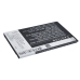 Cameron Sino CS-CPD511SL battery caution face opposite angle with barcodes