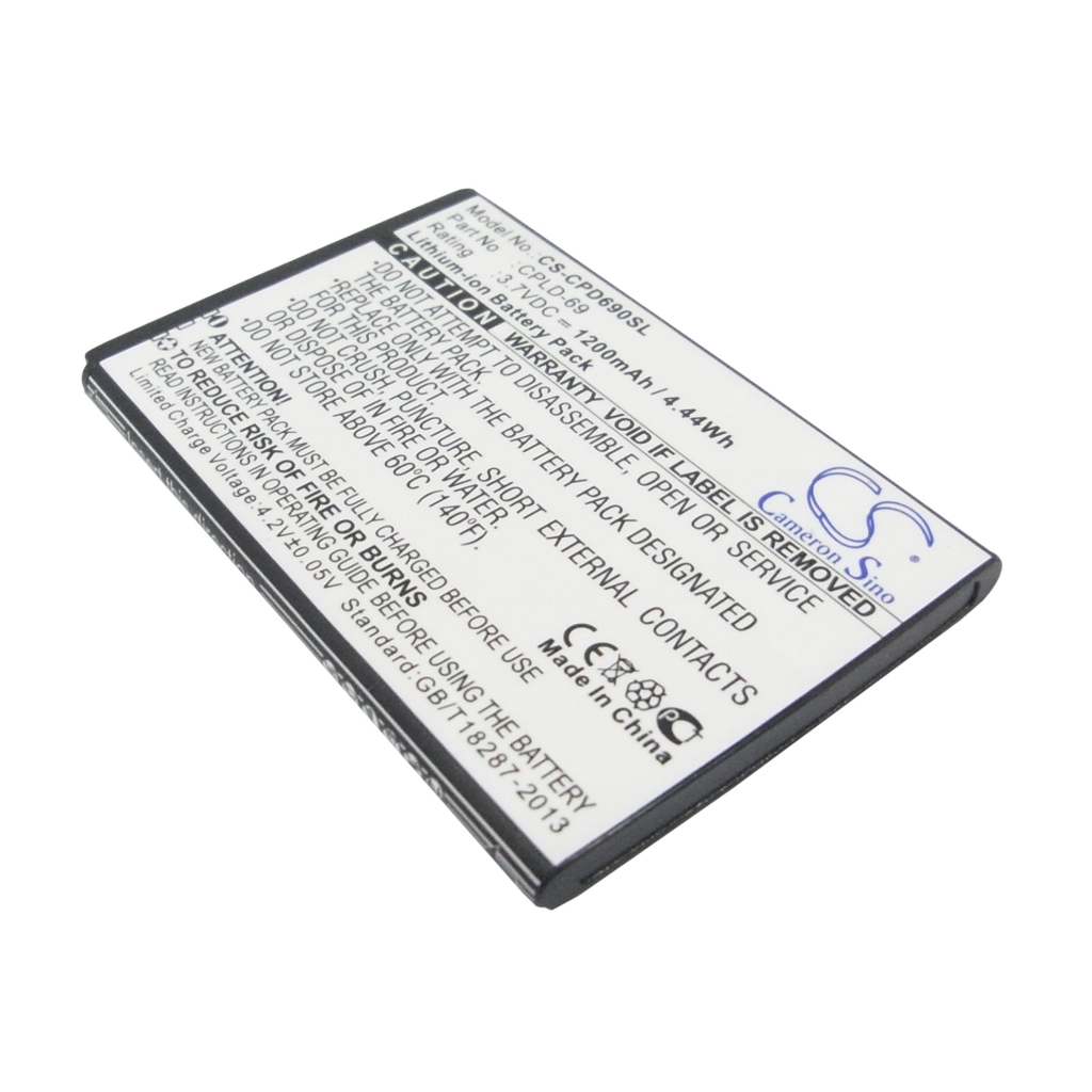 Kompatibilna zamjena baterije za Coolpad CPLD-69