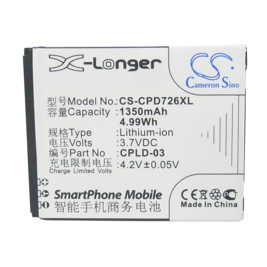 Baterija kompatibilno s Coolpad CS-CPD726XL