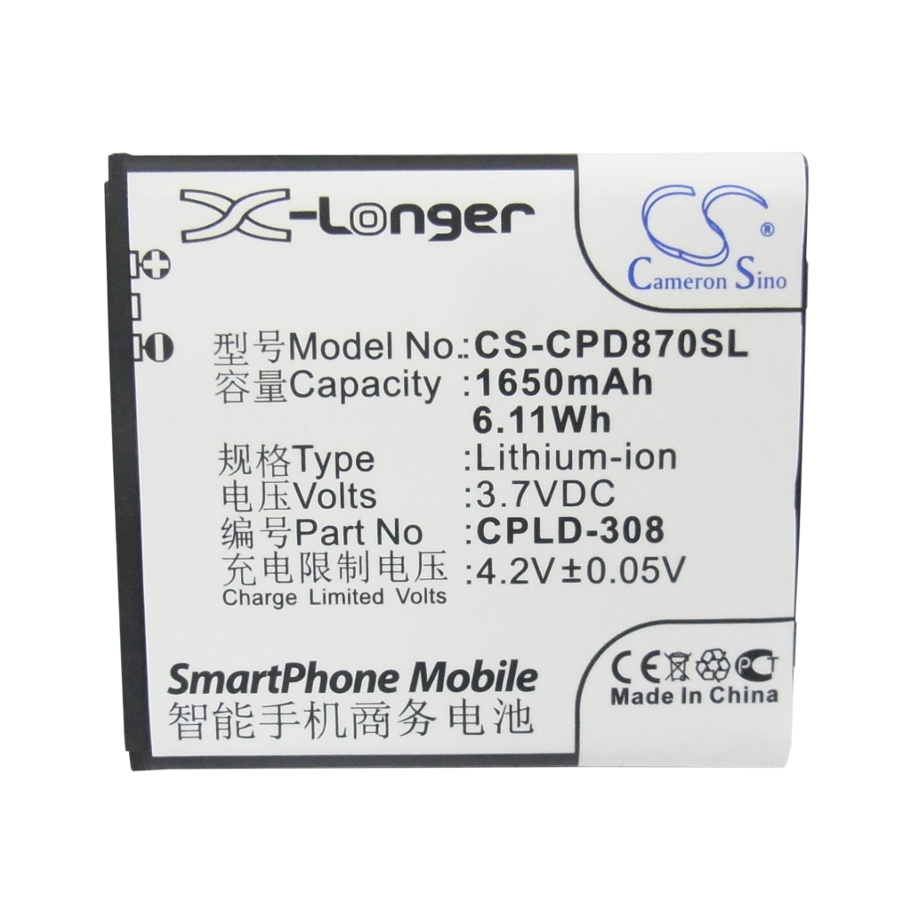 Baterija za mobilni telefon Coolpad CS-CPD870SL