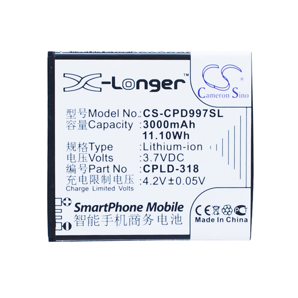 Baterija kompatibilno s Coolpad CS-CPD997SL