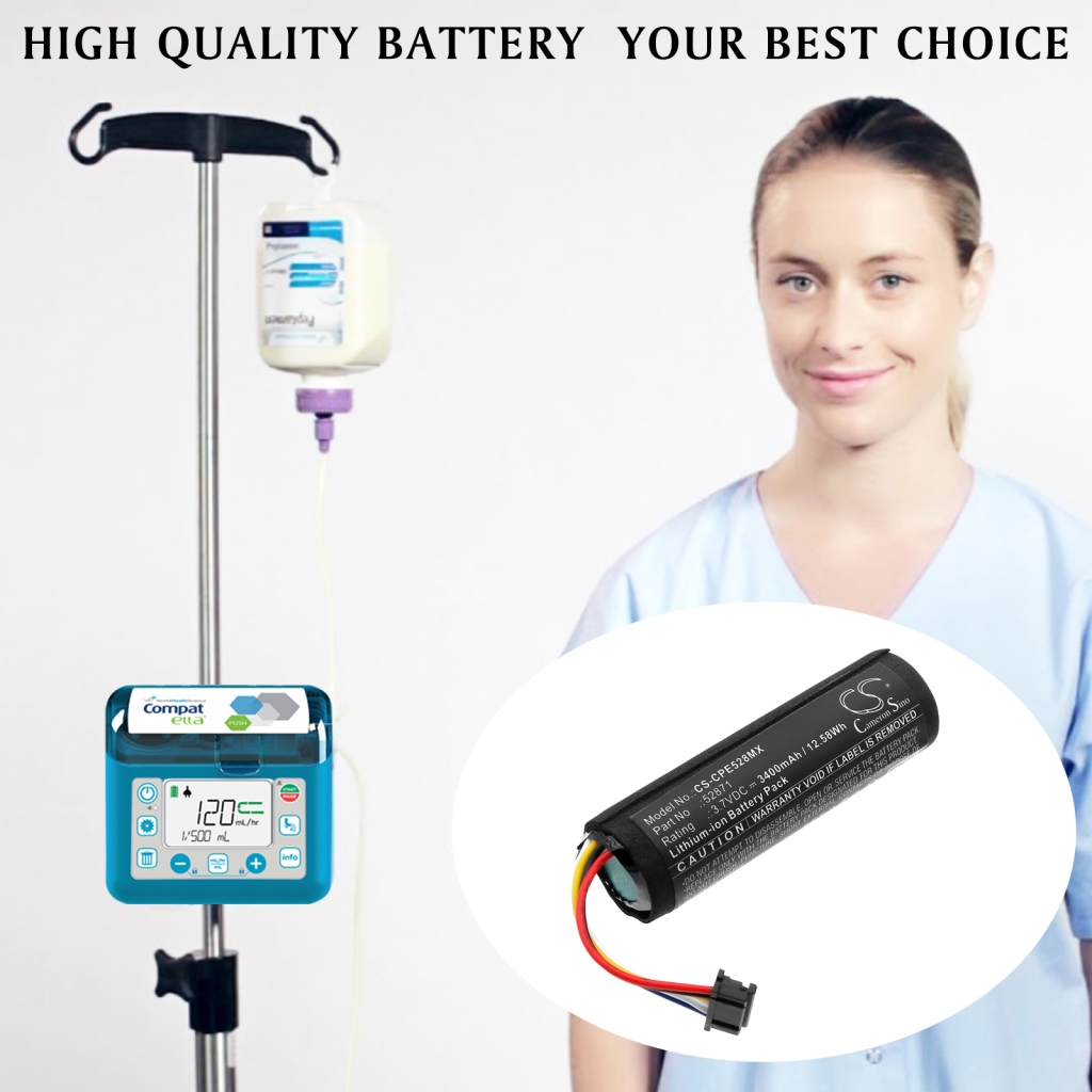 Medical Battery Compat ella CS-CPE528MX