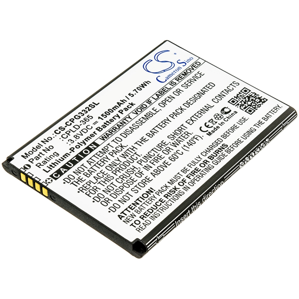 Kompatibilna zamjena baterije za Coolpad CPLD-365
