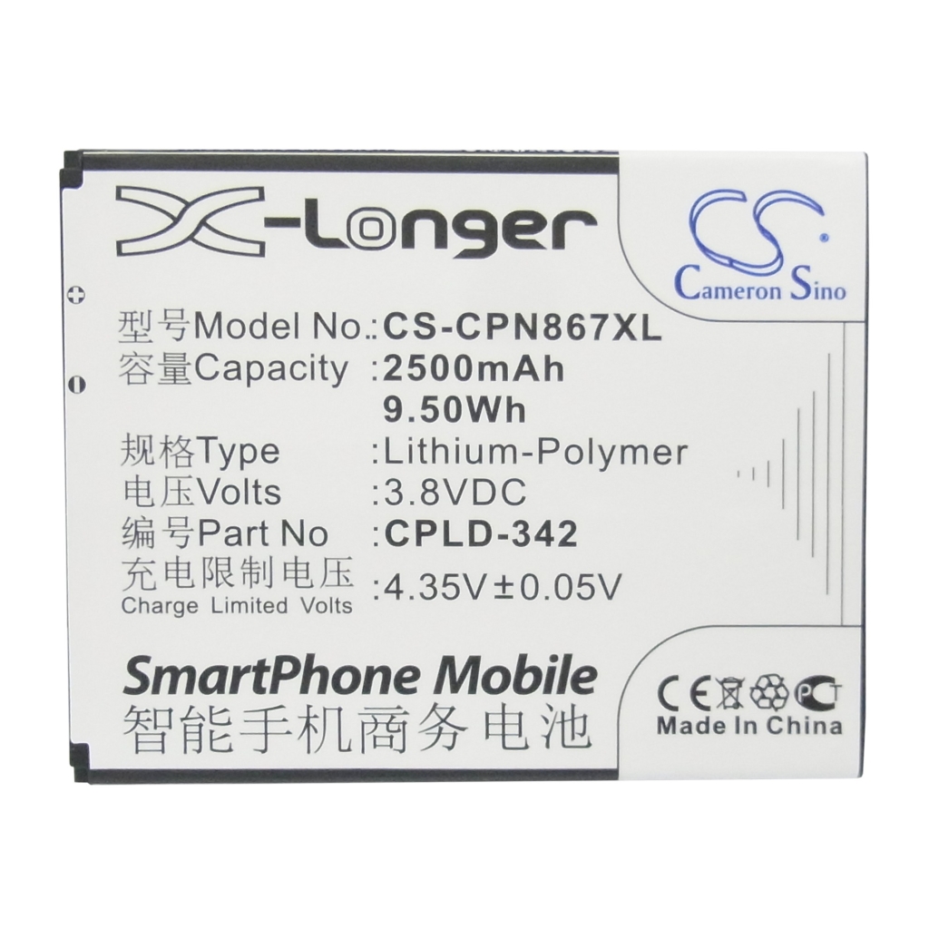 Baterija kompatibilno s Coolpad CS-CPN867XL