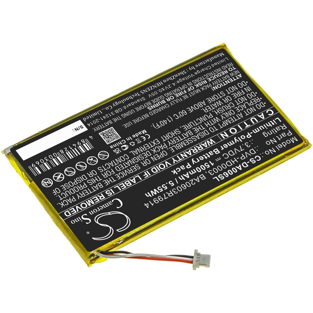 Baterija za MP3, MP4, PMP Creative CS-DA006SL