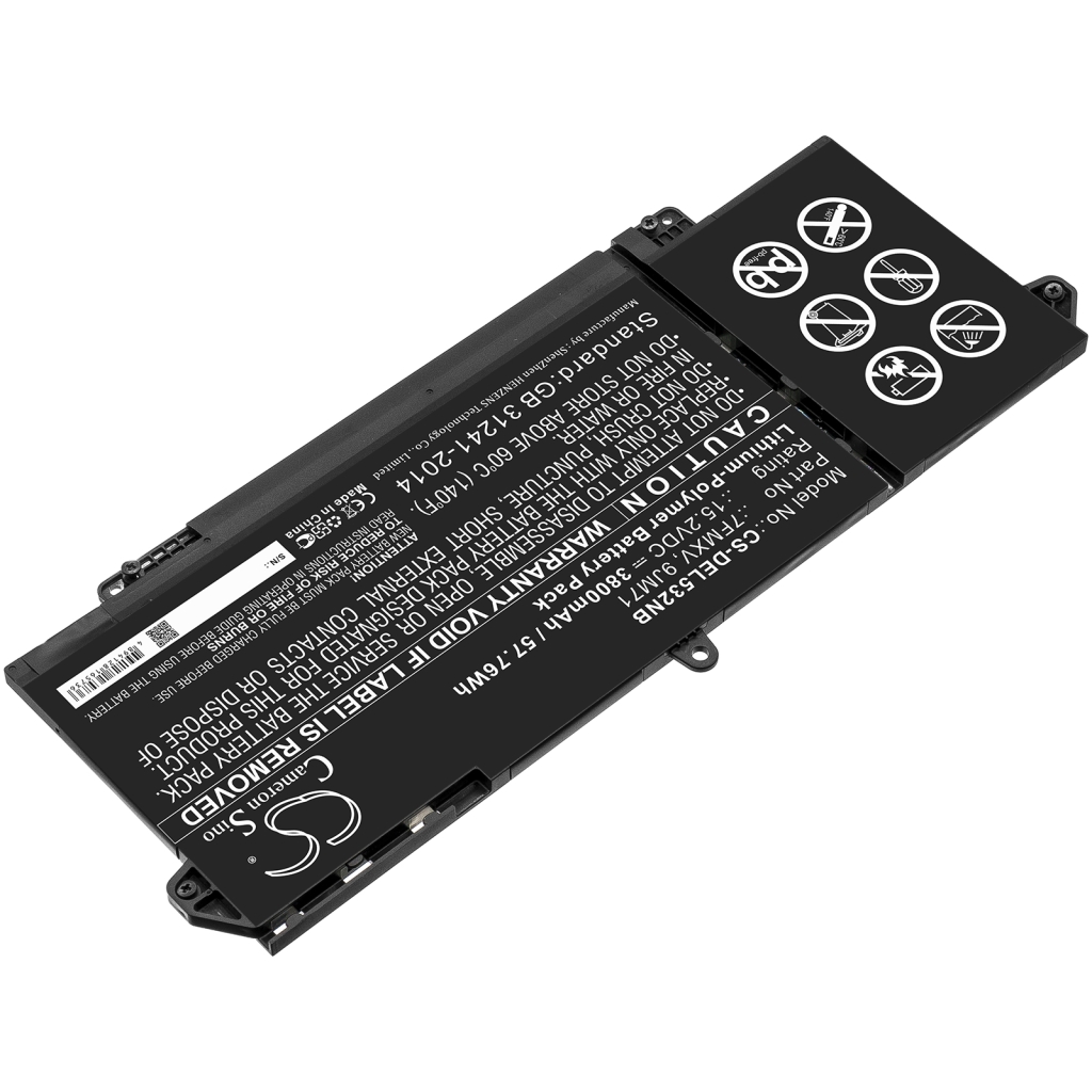 Baterija za prijenosno računalo DELL CS-DEL532NB