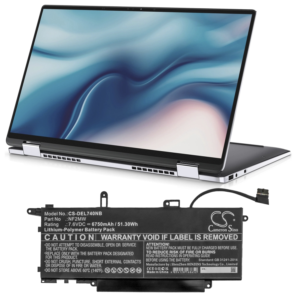 Baterija za prijenosno računalo DELL Latitude 7400 2-in-1