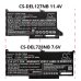Baterija za prijenosno računalo DELL N017L7480-D1616FCN (CS-DEL728NB)