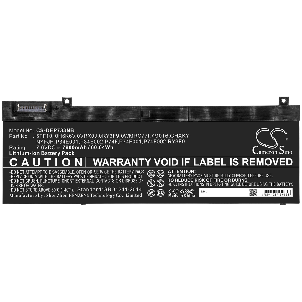 Battery Replaces P34E002