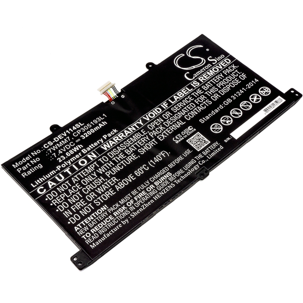 Baterija za tablet DELL CS-DEV114SL