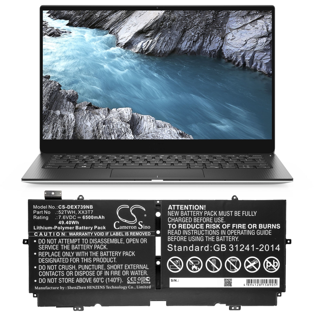 Baterija za prijenosno računalo DELL CS-DEX739NB