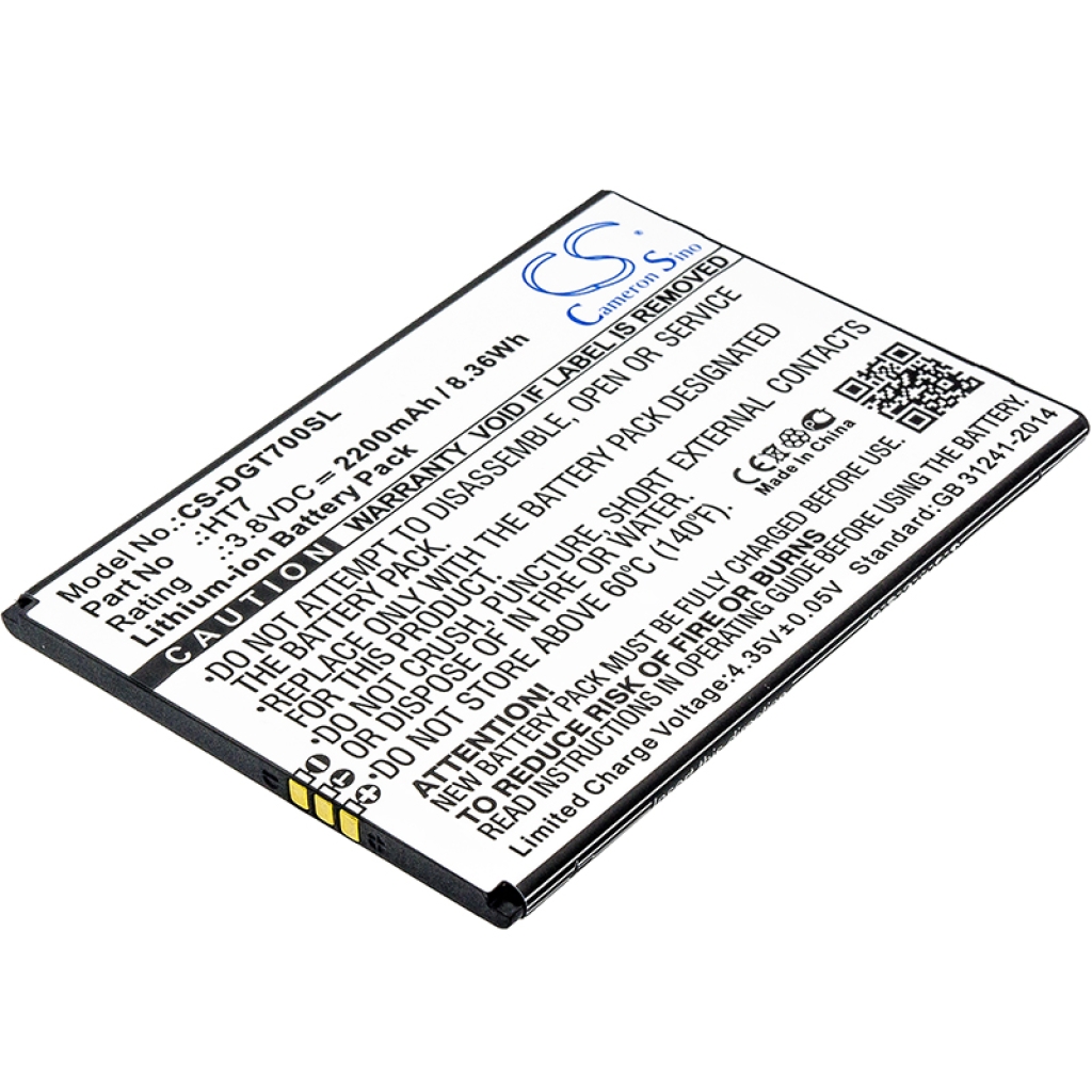 Baterija za mobilni telefon Doogee Homtom HT7 (CS-DGT700SL)