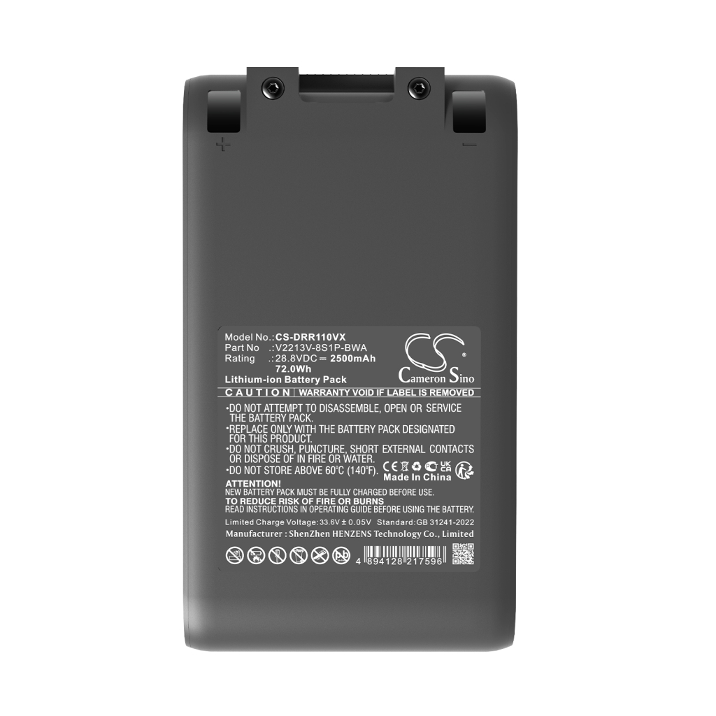 Kompatibilna zamjena baterije za Dreame V2213V-8S1P-BWA