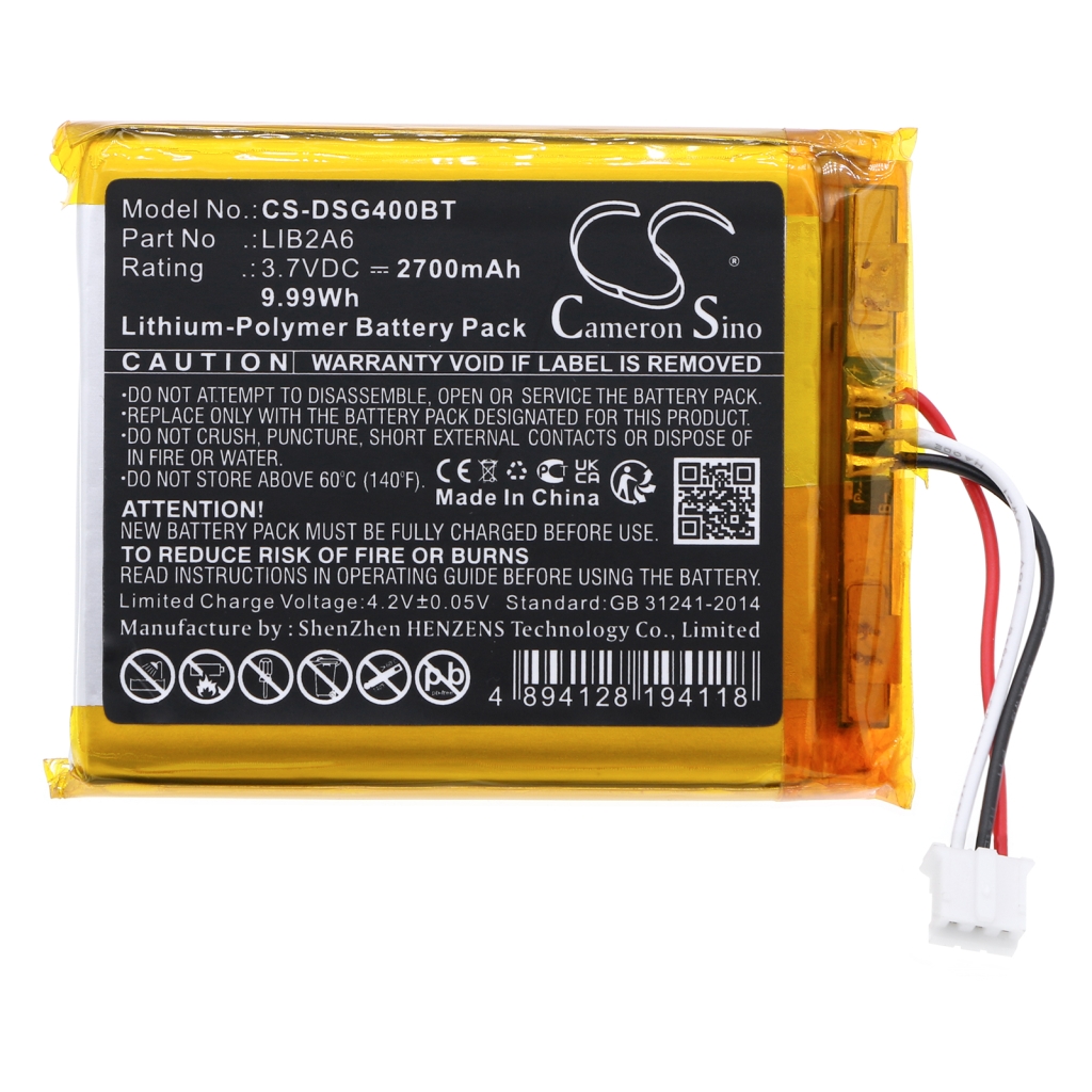 Kompatibilna zamjena baterije za Visonic LIB2A6