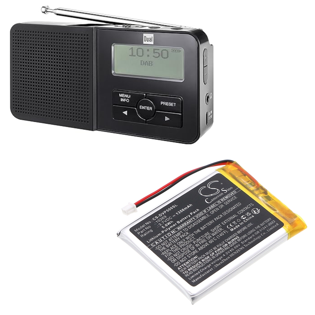 Baterija za DAB digital Dual CS-DVP500SL