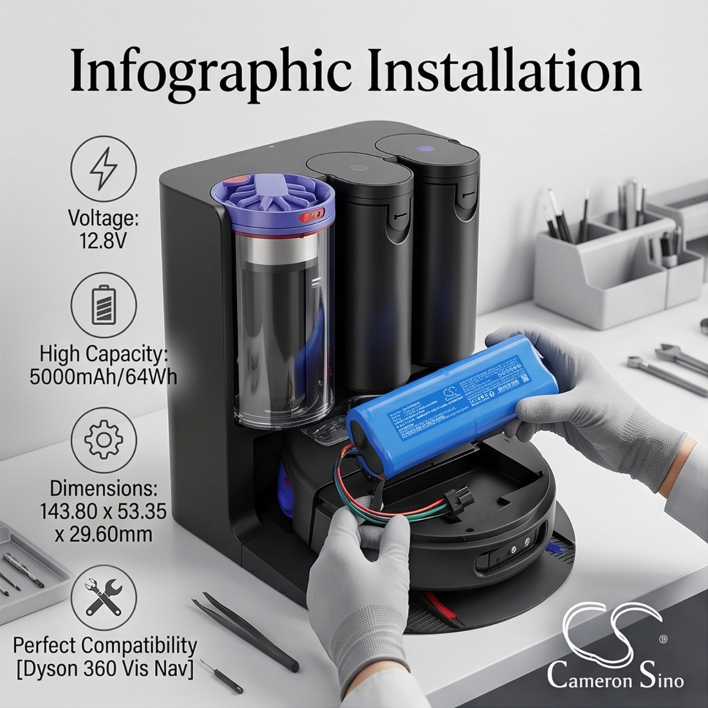 Baterija kompatibilno s Dyson CS-DYR500VX