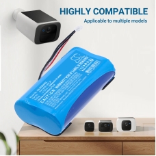 Compatible battery replacement for Eufy SW18650 34M 2P
