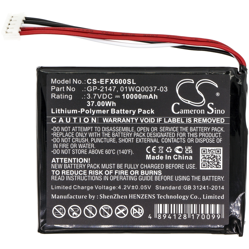 Baterija za električne alate Exfo MAX-605 (CS-EFX600SL)