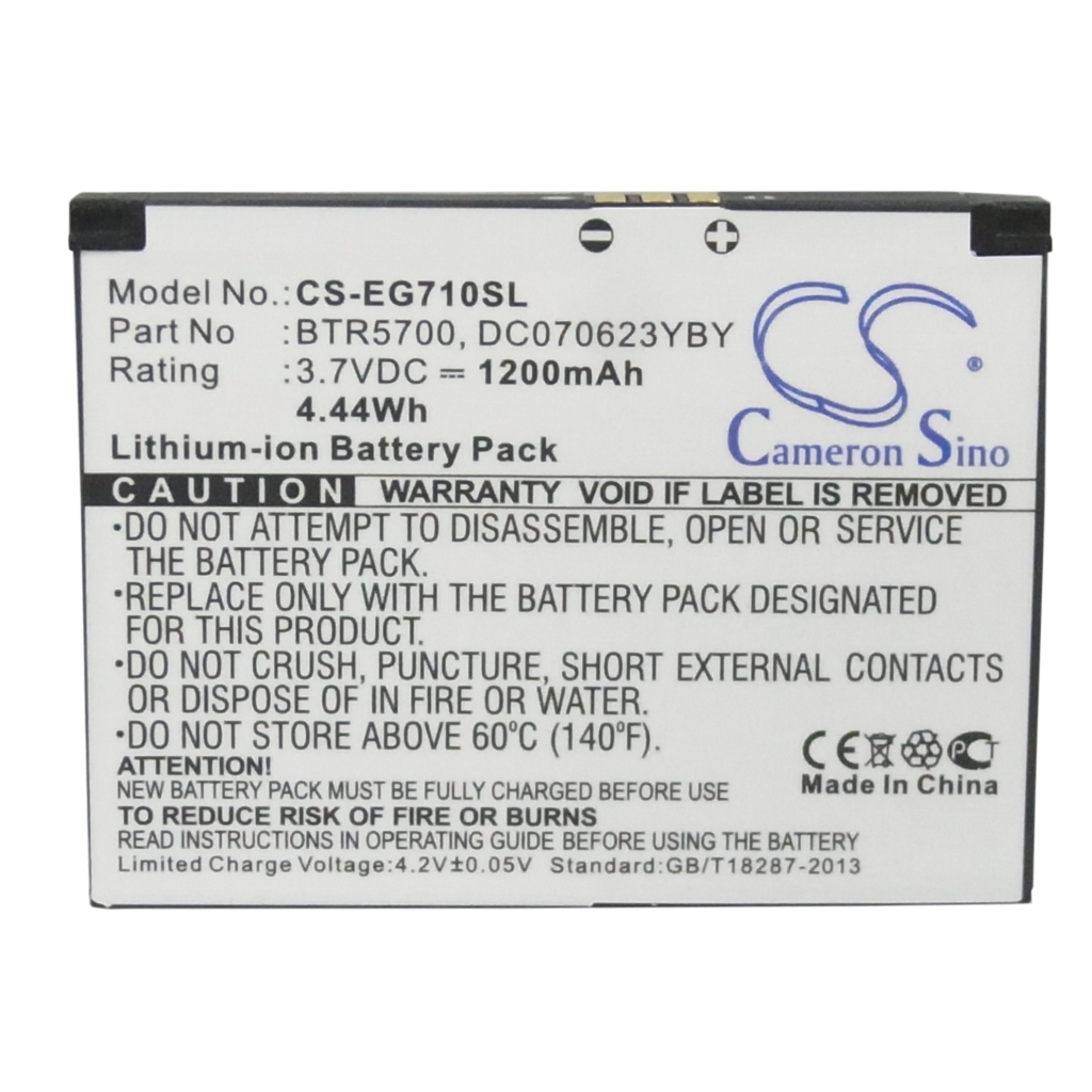 Kompatibilna zamjena baterije za Toshiba BTR5700,DC070623YBY