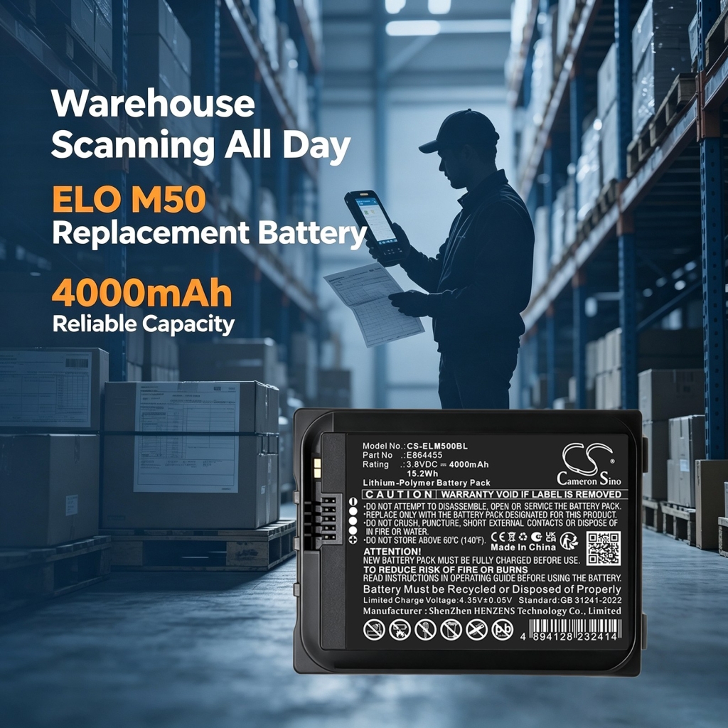 Battery Replaces ELO E864455