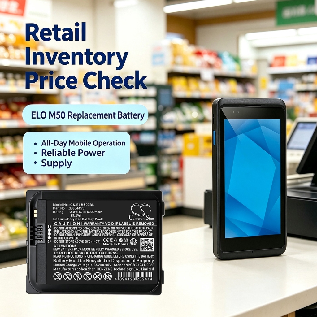 Battery Replaces ELO E864455
