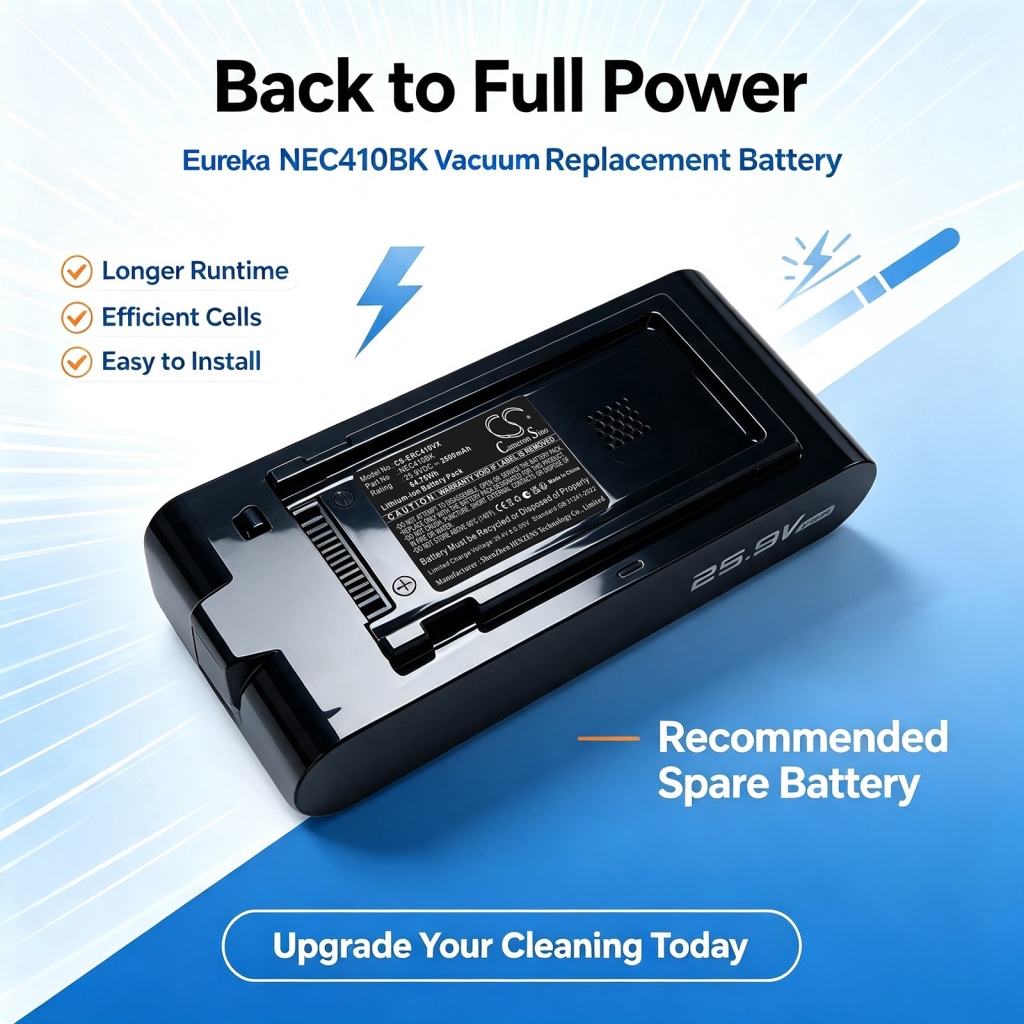 Battery compatible with Eureka