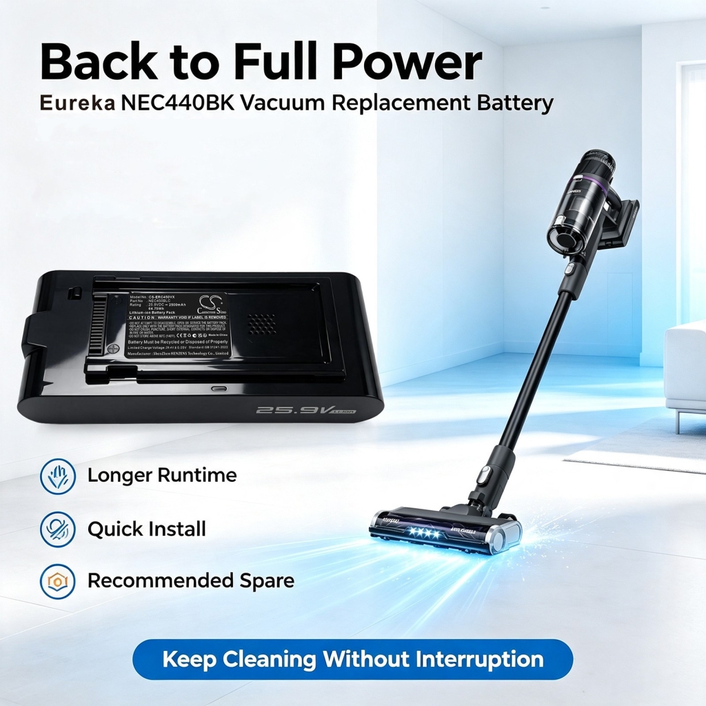 Battery compatible with Eureka