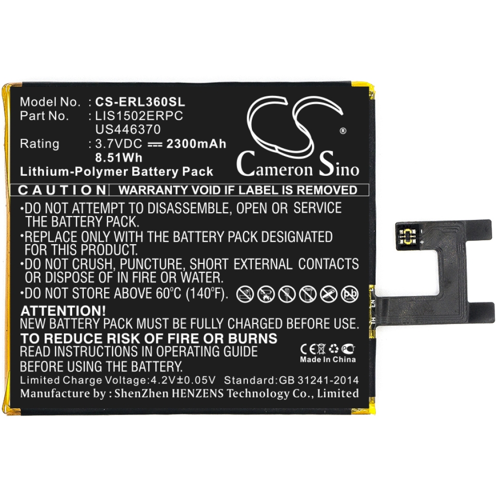 Baterija za mobilni telefon Sony Ericsson CS-ERL360SL