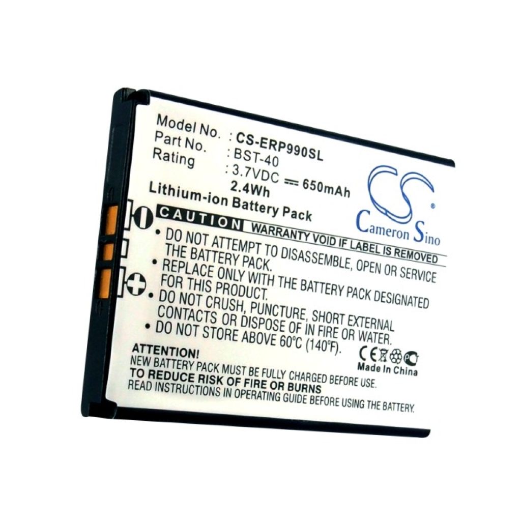 Baterija kompatibilno s Sony Ericsson CS-ERP990SL