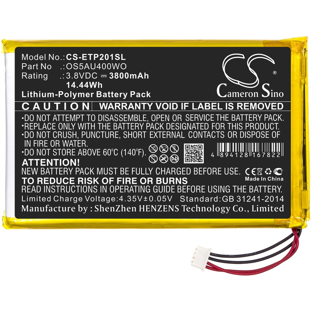 Baterija za tablet Enspert CS-ETP201SL