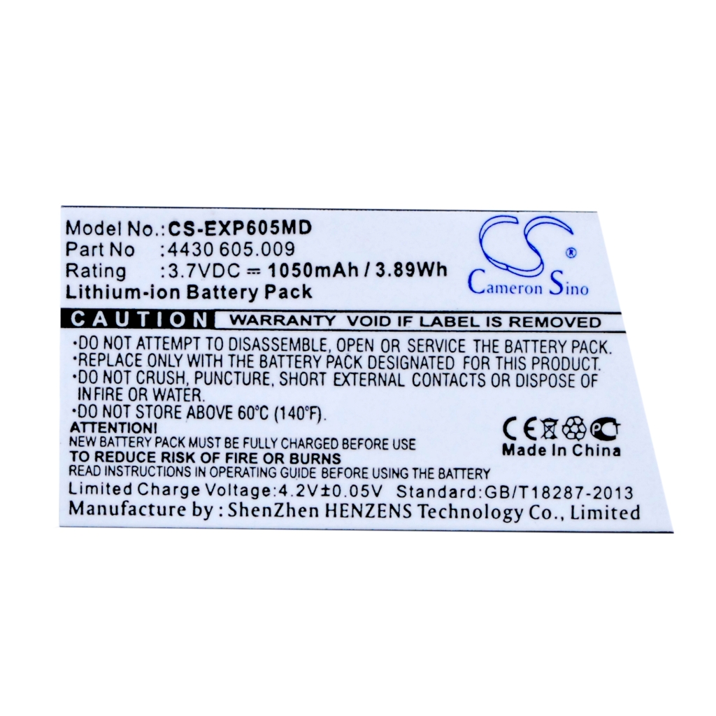 Kompatibilna zamjena baterije za Eppendorf 4430 605.009