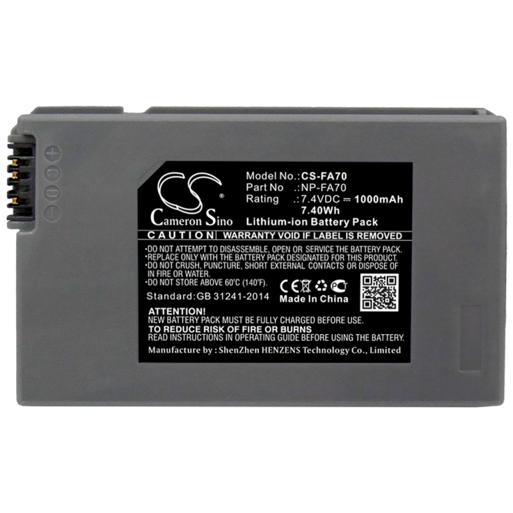 Battery compatible with Sony