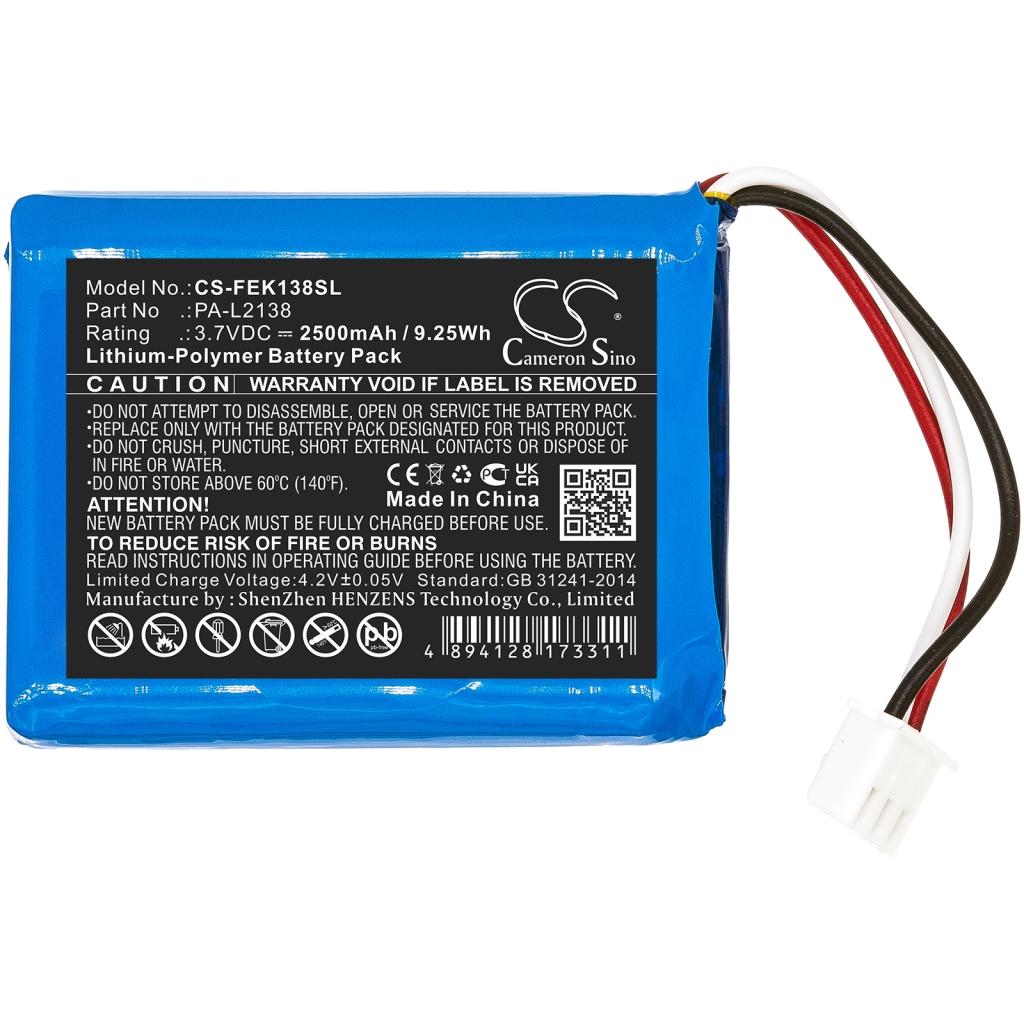 Prilagođeni paketi baterija Fey elektronik CS-FEK138SL